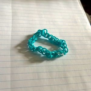 Ocean blue loom bracelet